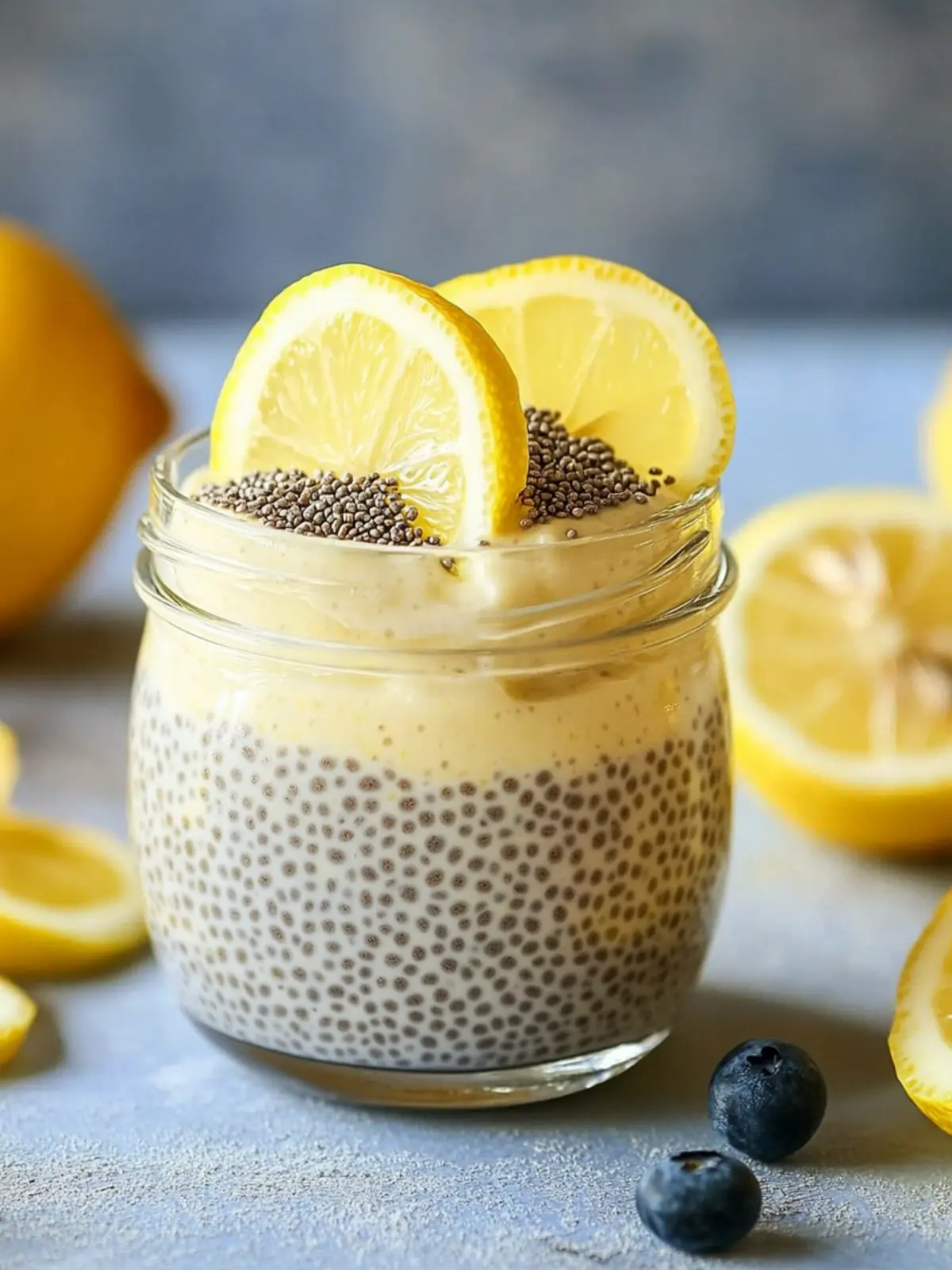 Lemon Vanilla Chia Pudding
