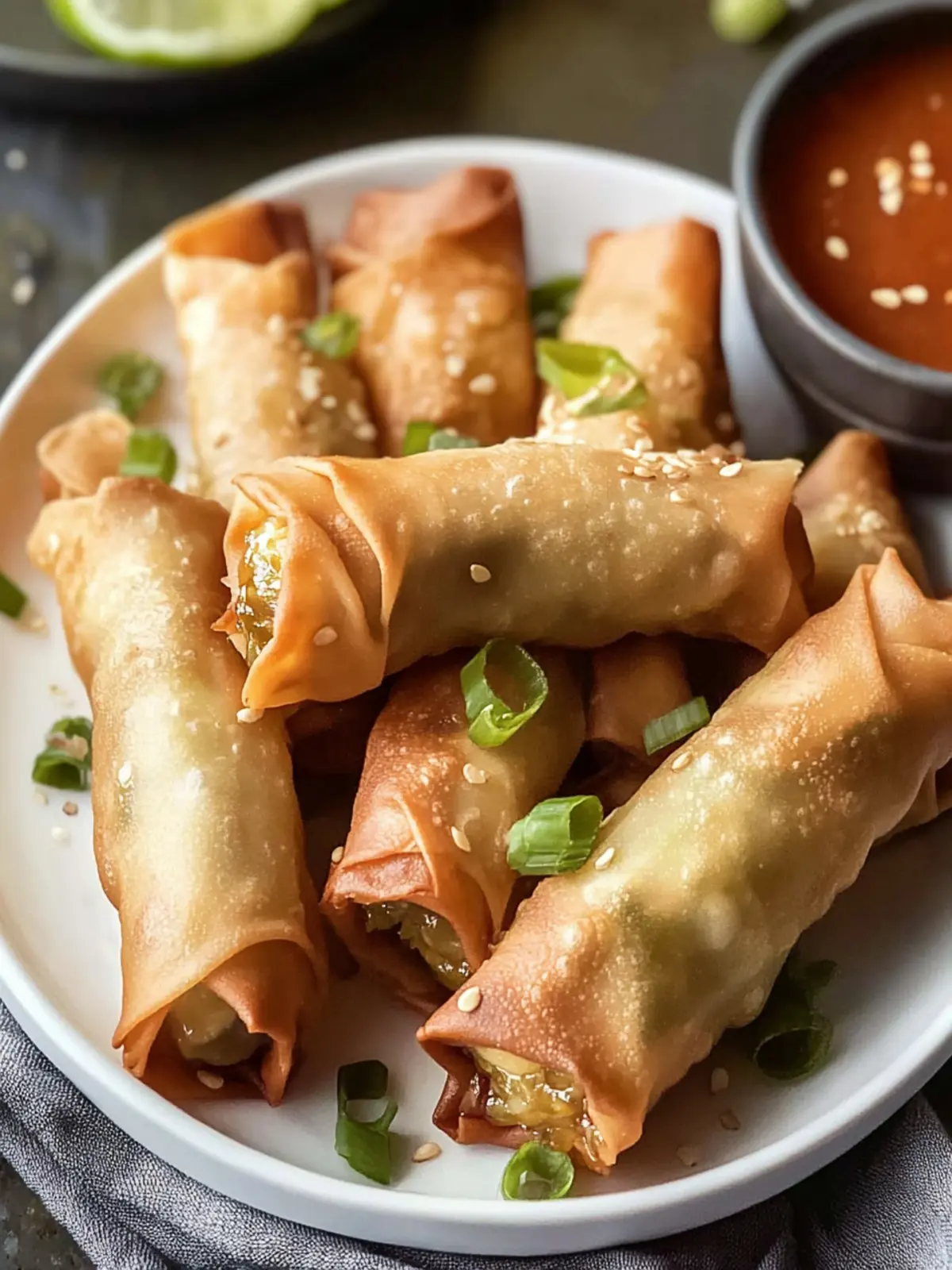 Air Fryer Pickle Egg Rolls