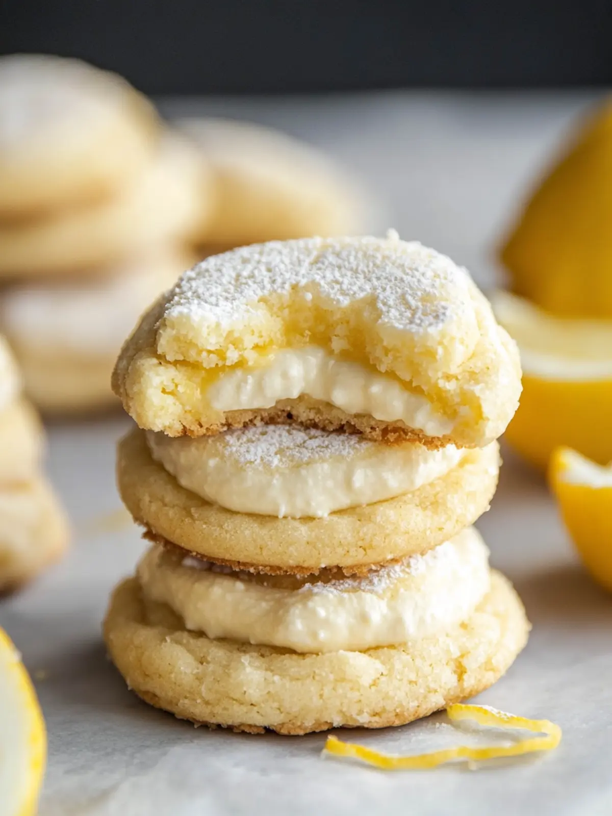 Lemon Cheesecake Cookies