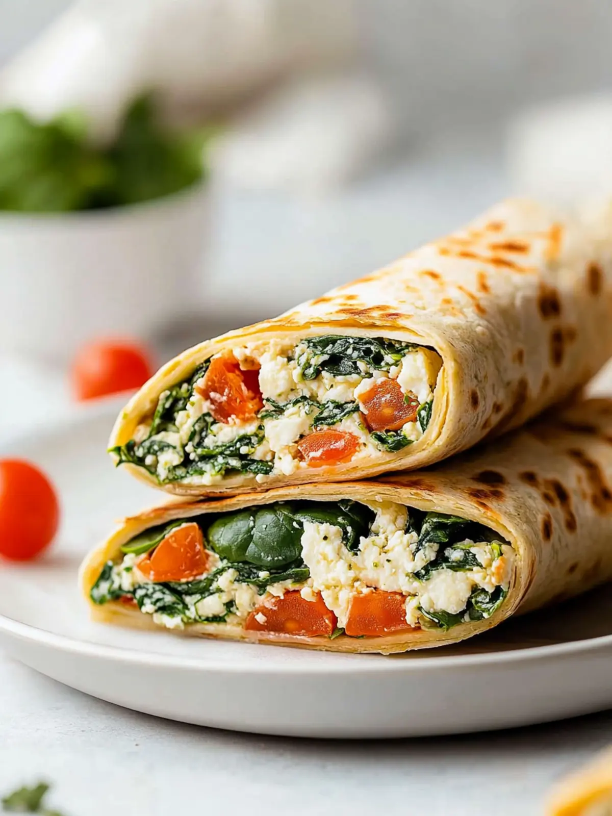 Copycat Starbucks Spinach Feta Wrap
