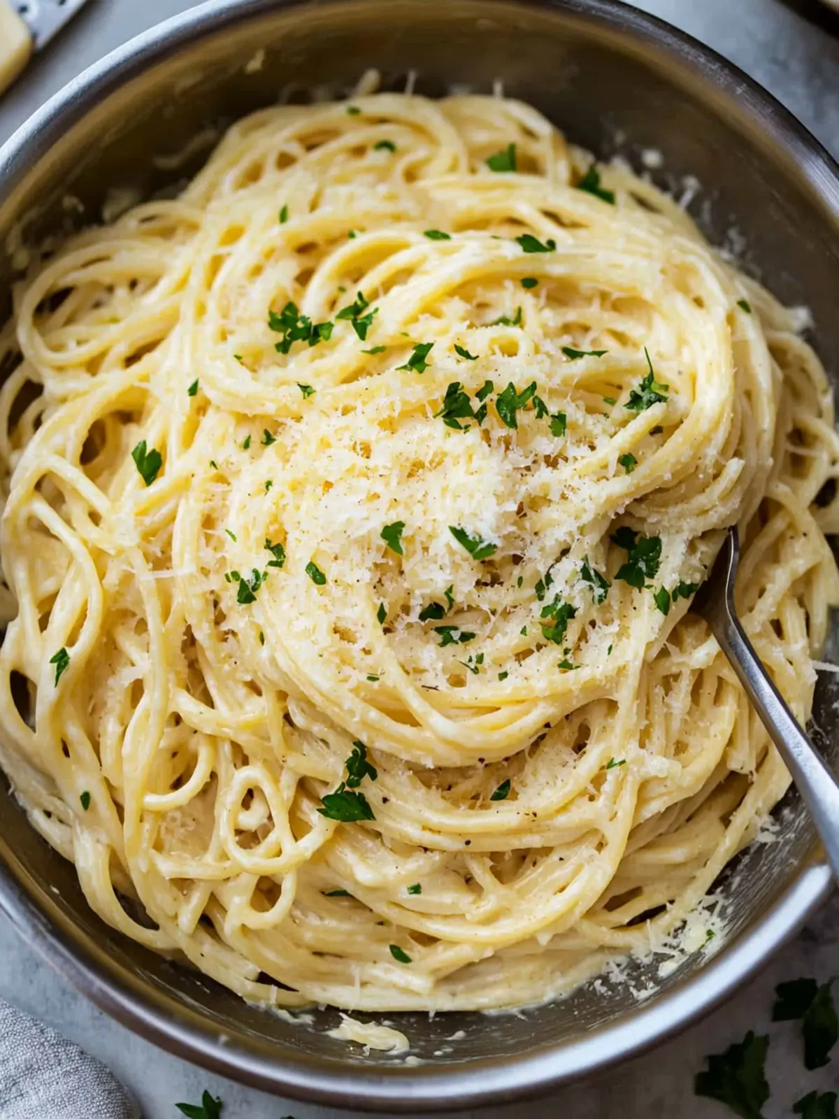 Garlic Parmesan Pasta (One Pot!)