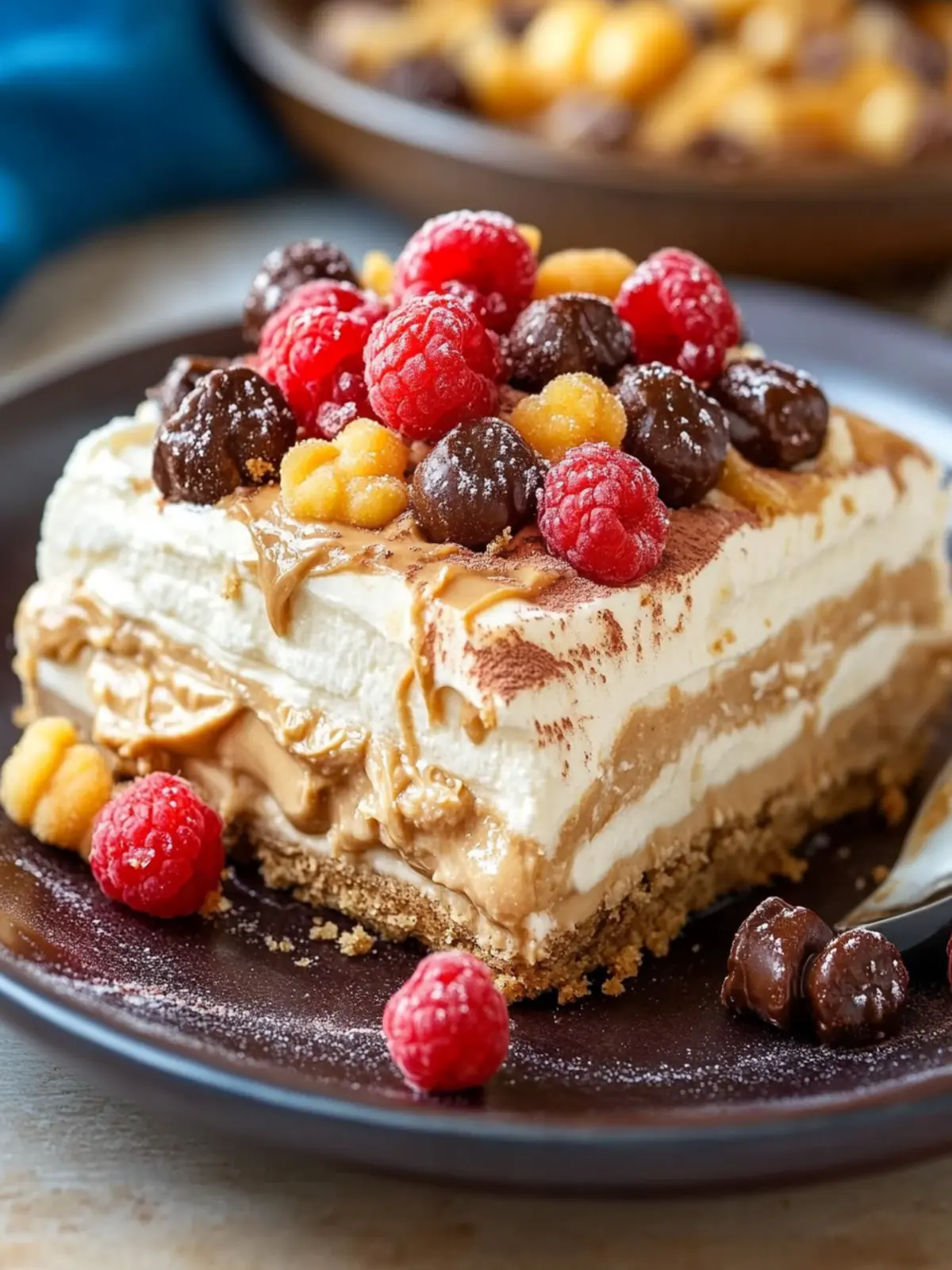 No Bake Peanut Butter Icebox Cake
