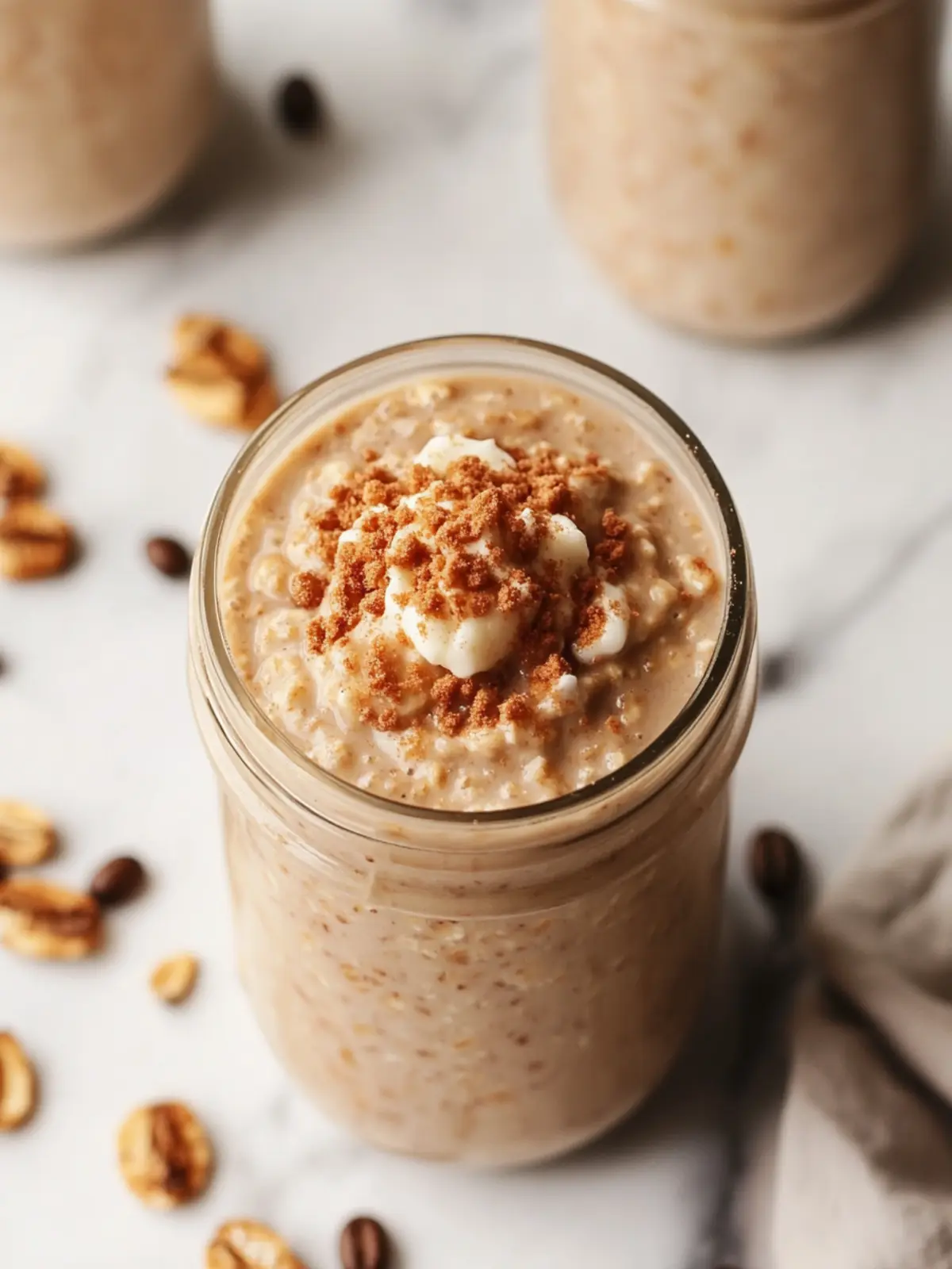 Brown Sugar Coffee Overnight Oats