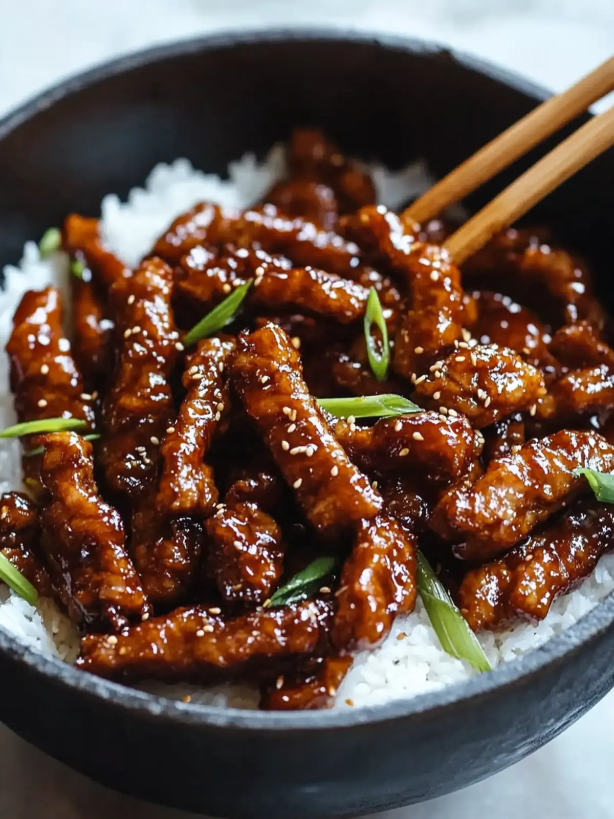 Sticky Honey Garlic Pork