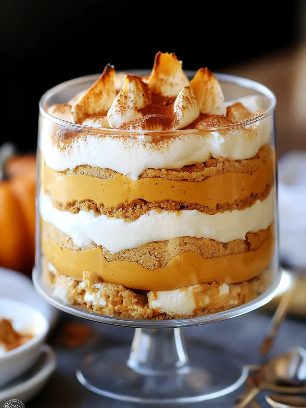 Pumpkin Cheesecake Trifle