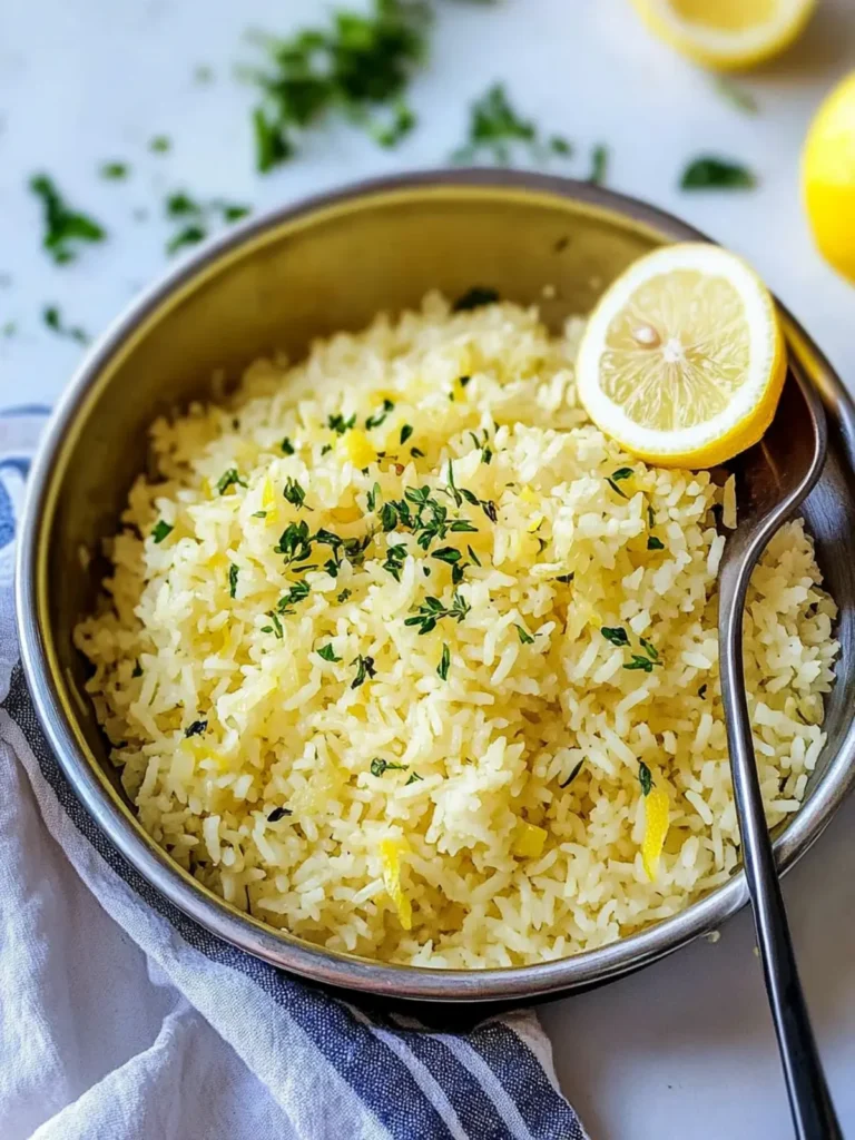 Greek Lemon Rice Recipe