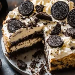Thick & Gooey Oreo Cookie Cake