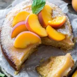 Brown Sugar Peach Cake