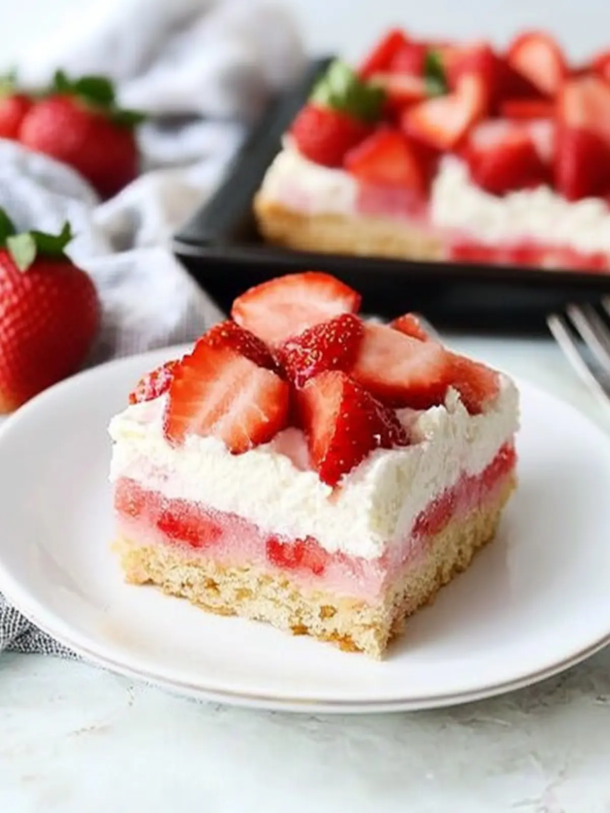 Strawberry Shortcake Bars