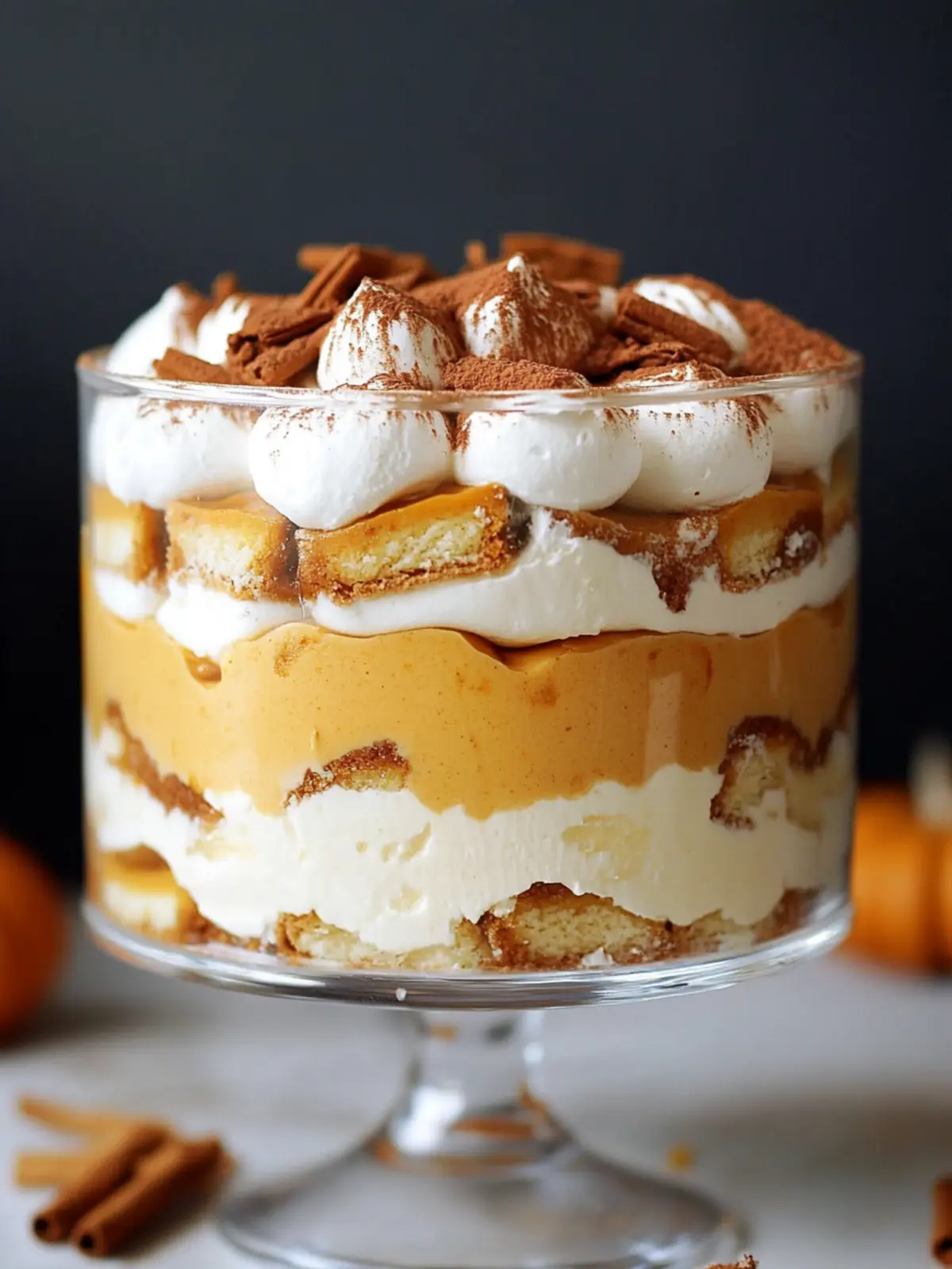 Pumpkin Cheesecake Trifle