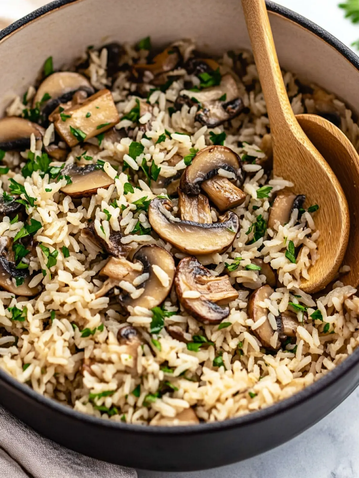 Our Favorite Mushroom Rice