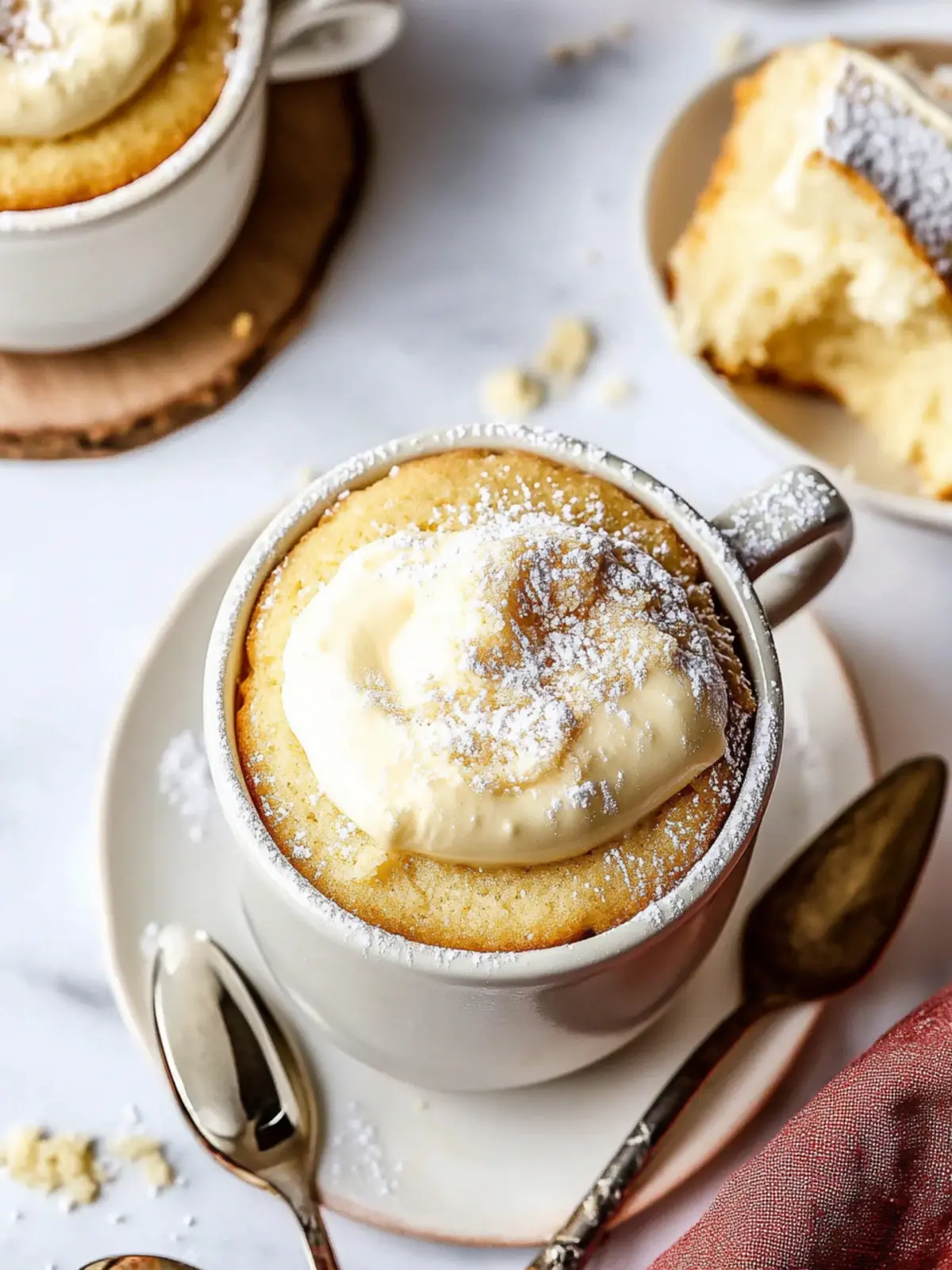 Very Vanilla Mug Cake