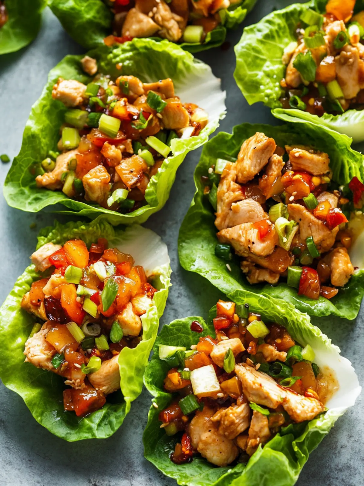 Asian Chicken Lettuce Wraps