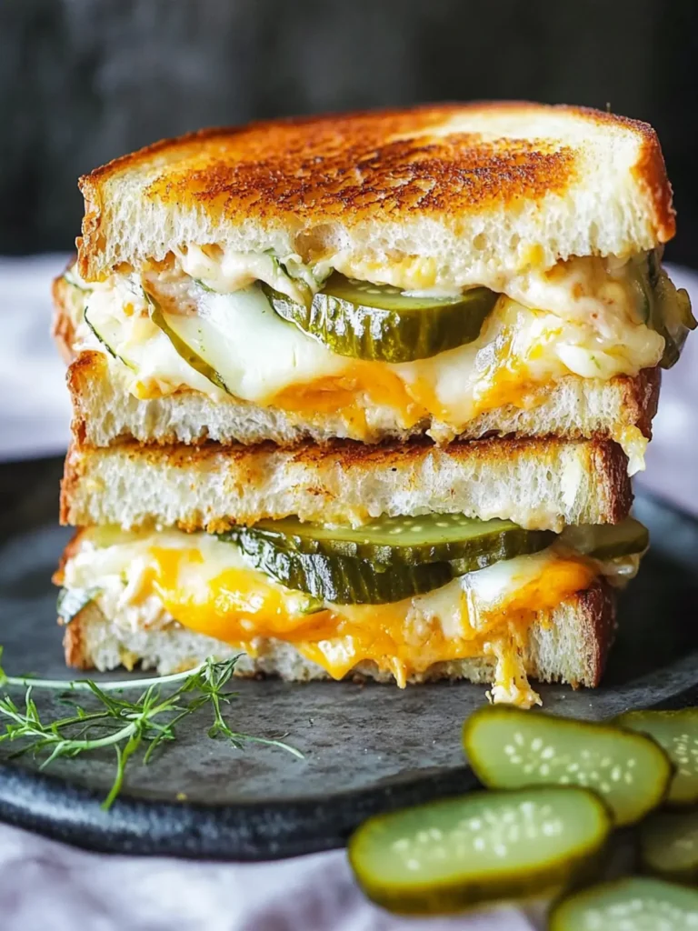 Pickle Grilled Cheese Sandwich