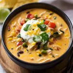 Southwest Chicken Soup with Cream Cheese