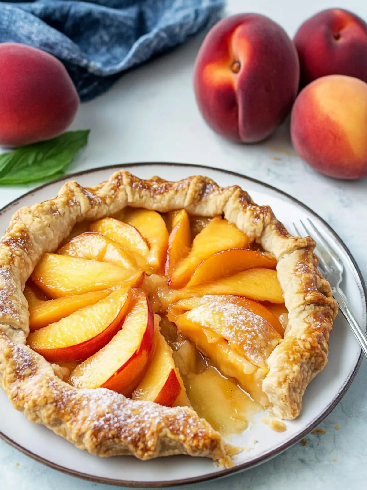 Vegan Peach Galette