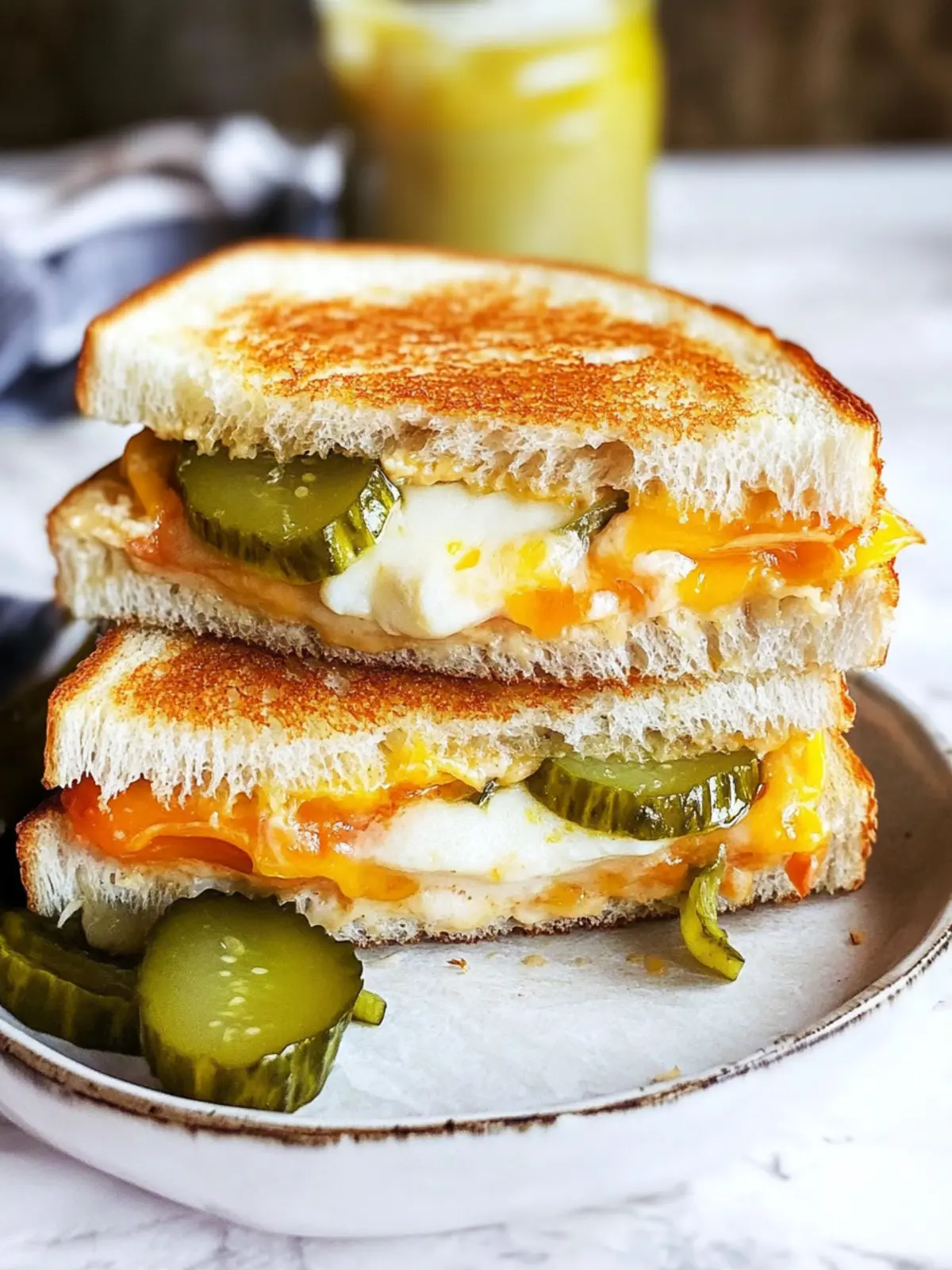Pickle Grilled Cheese Sandwich