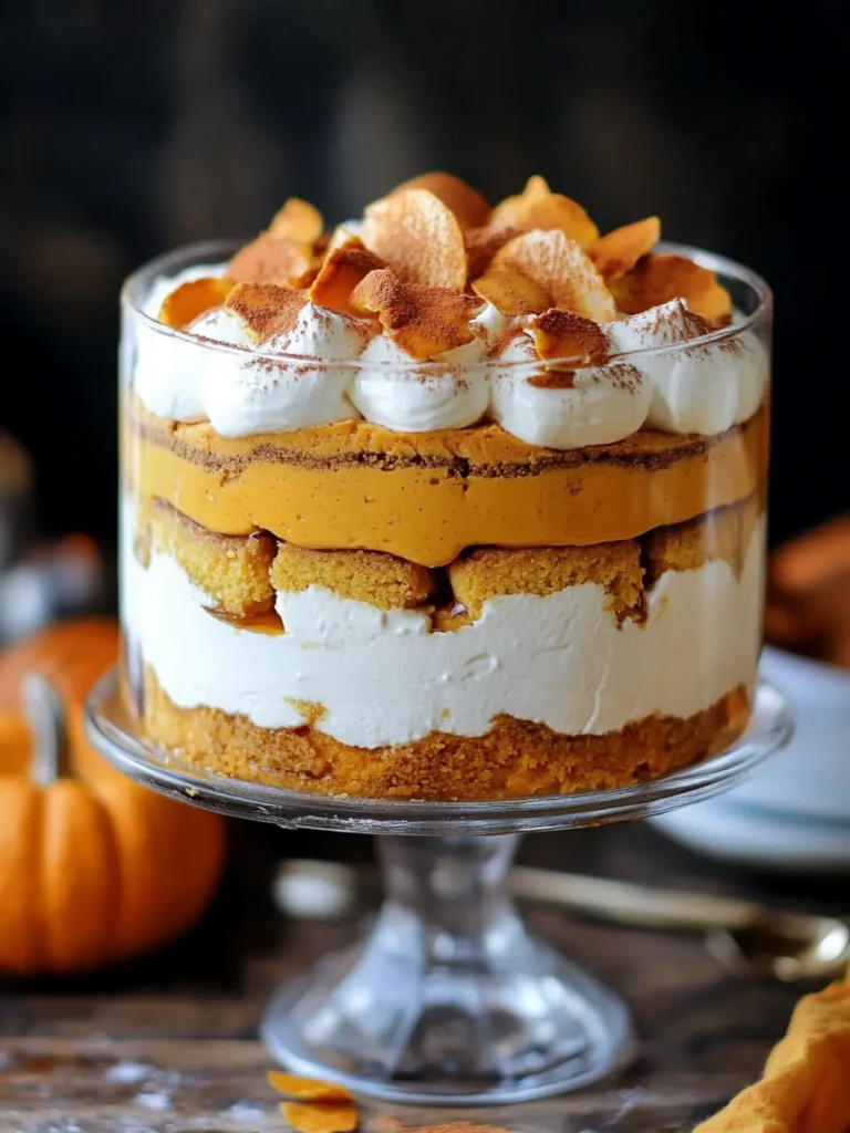 Pumpkin Cheesecake Trifle