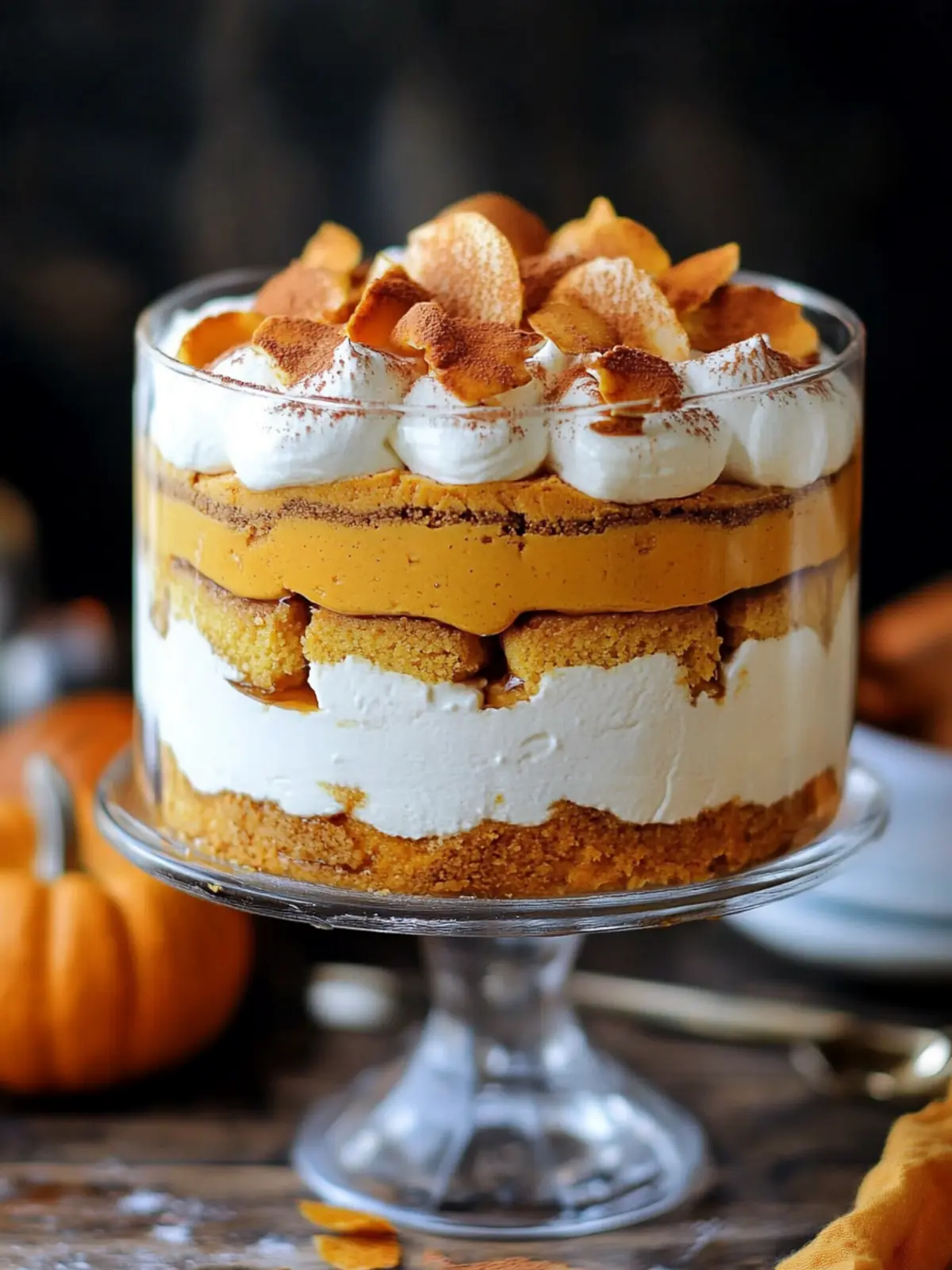 Pumpkin Cheesecake Trifle