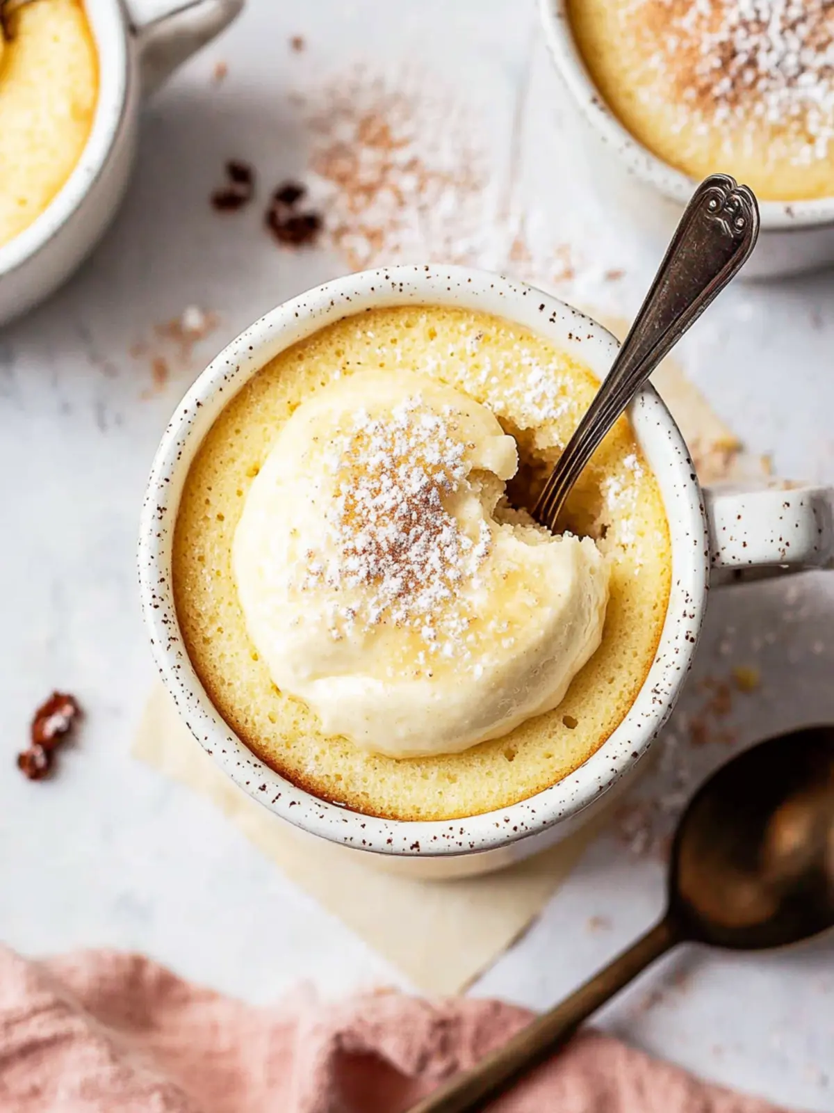 Very Vanilla Mug Cake