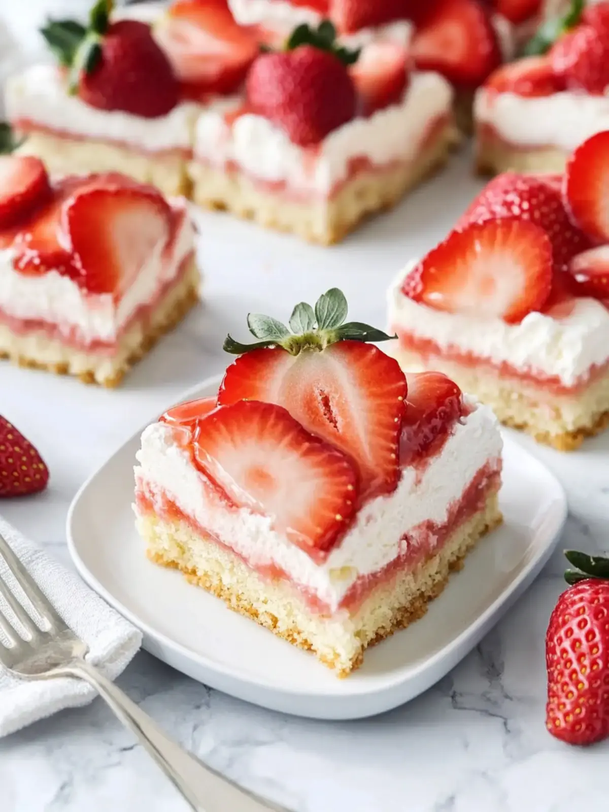 Strawberry Shortcake Bars