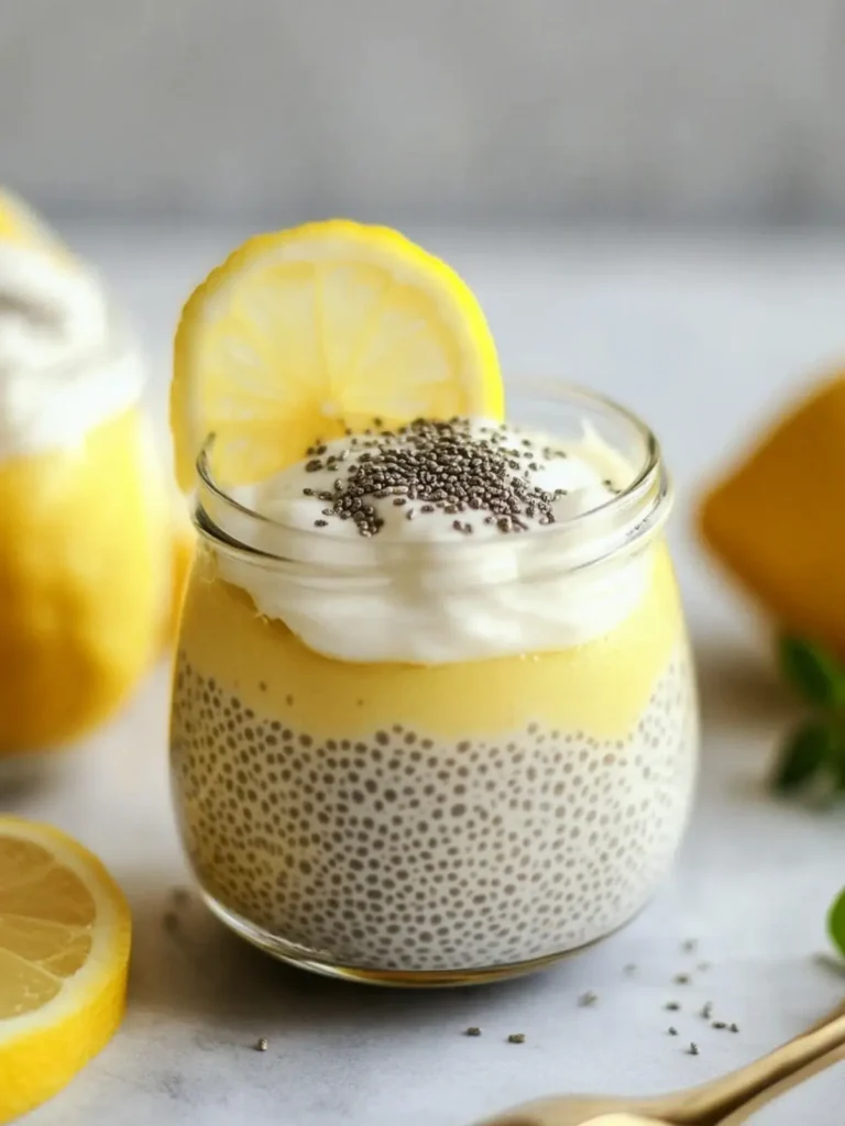 Lemon Vanilla Chia Pudding