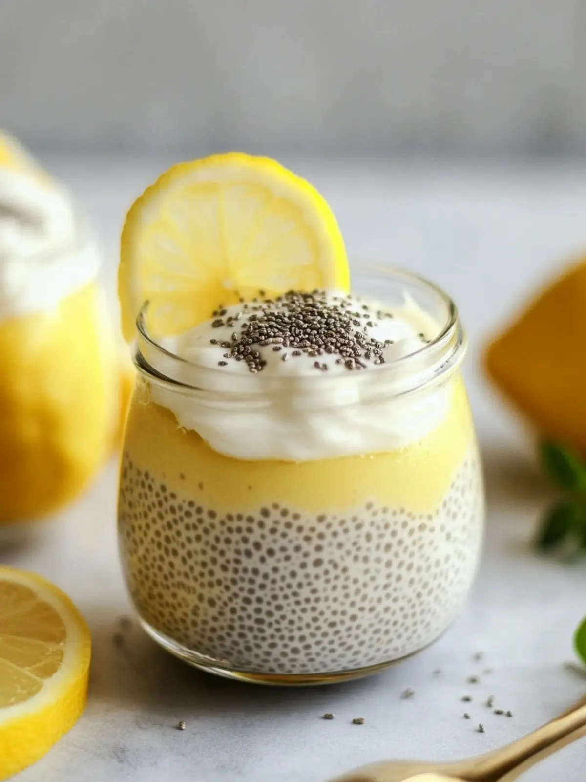 Lemon Vanilla Chia Pudding