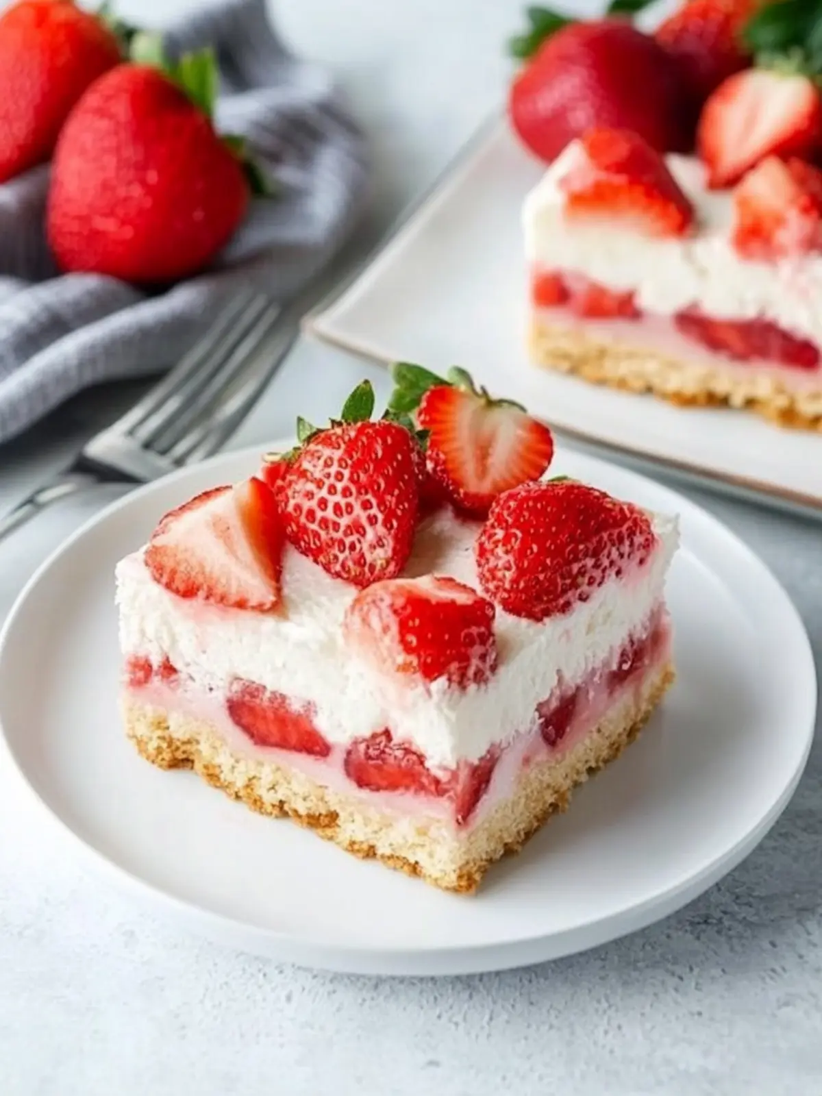 Strawberry Shortcake Bars