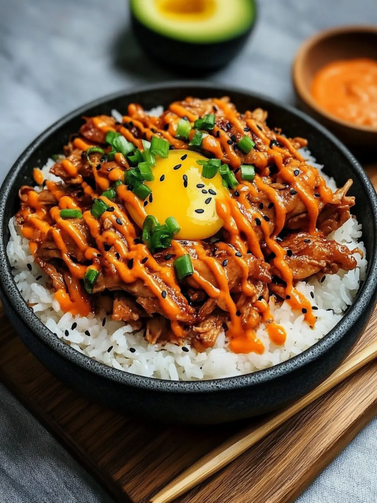 Korean Chicken Rice Bowls