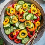 Cucumber and Bell Pepper Salad