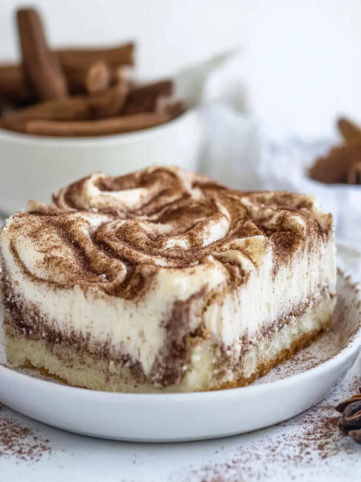 Cinnamon Swirl Protein Cake