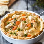 Crustless Chicken Pot Pie (Gluten-Free, Dairy-Free)