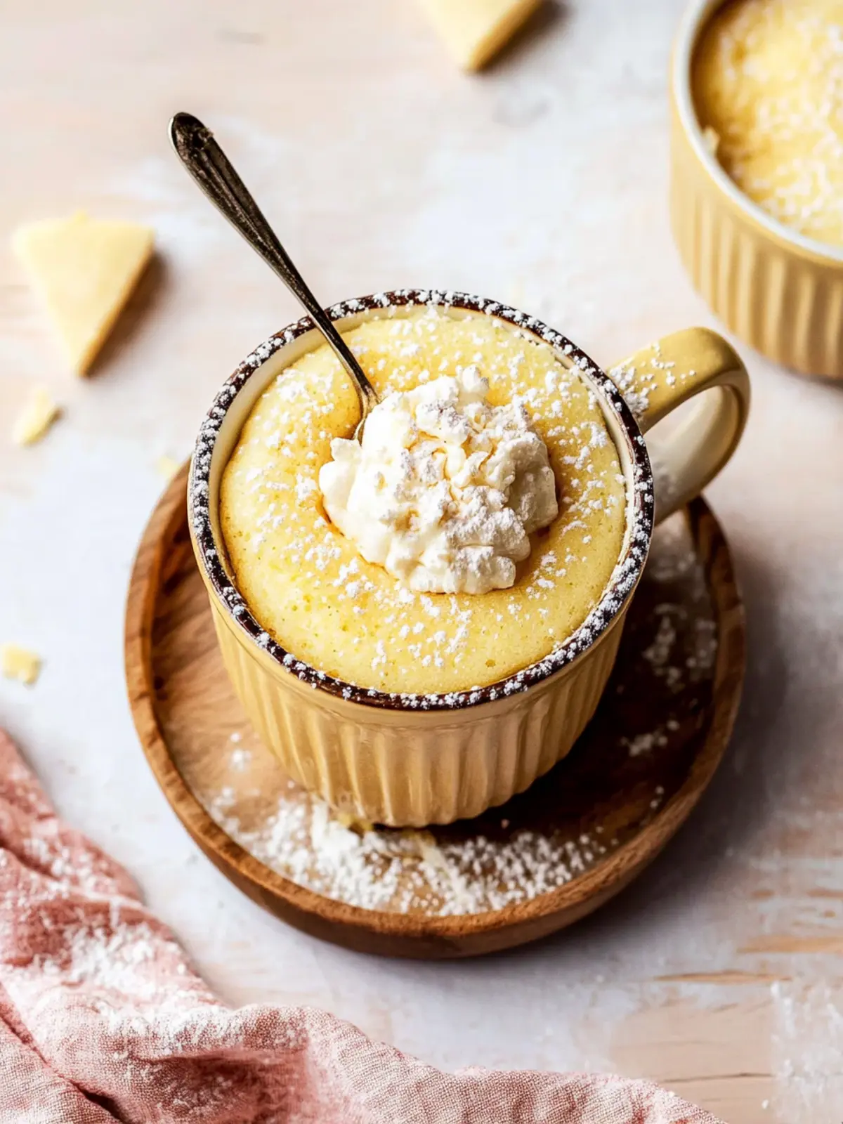 Very Vanilla Mug Cake