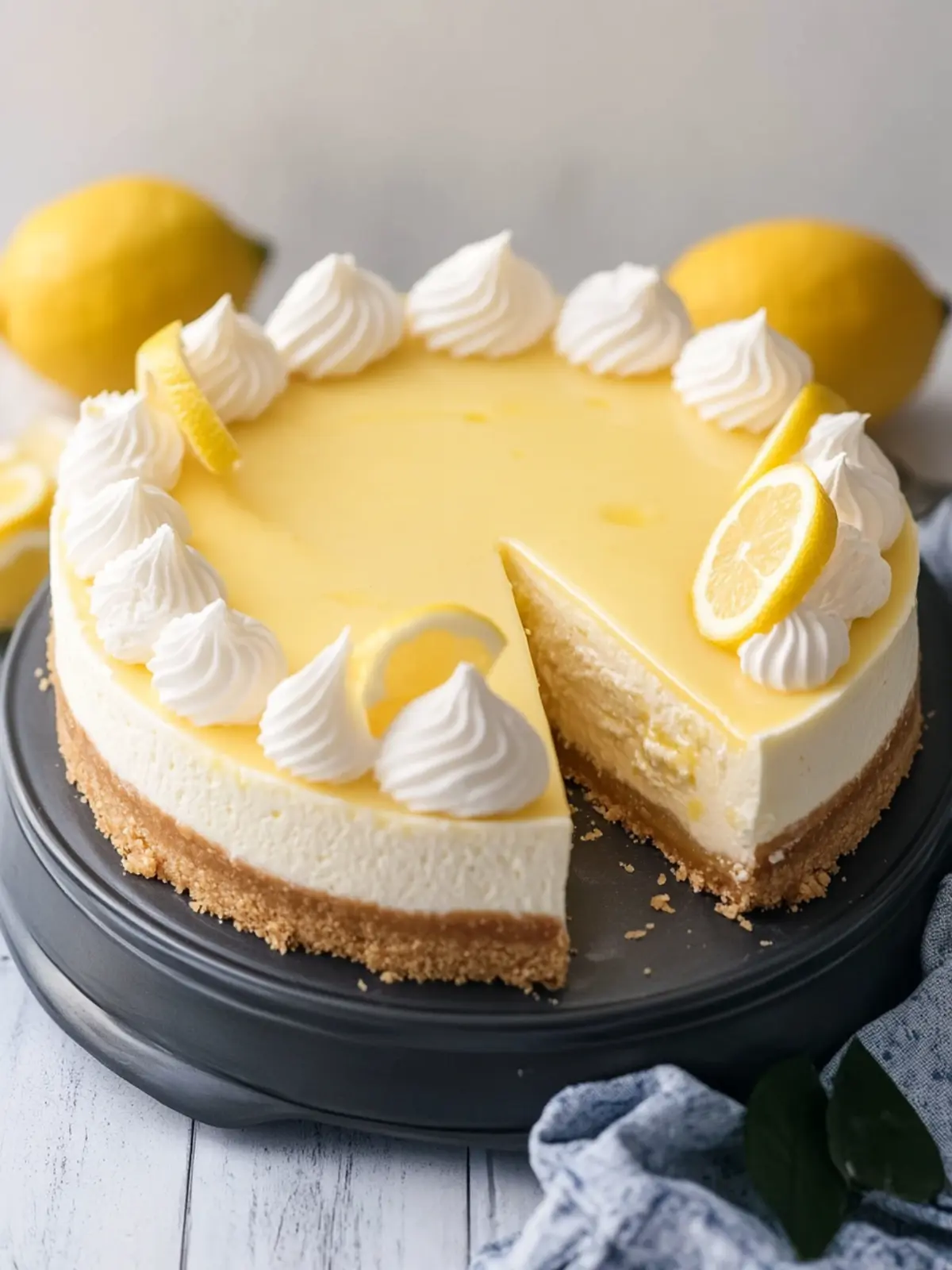 Lemon Curd Cheesecake
