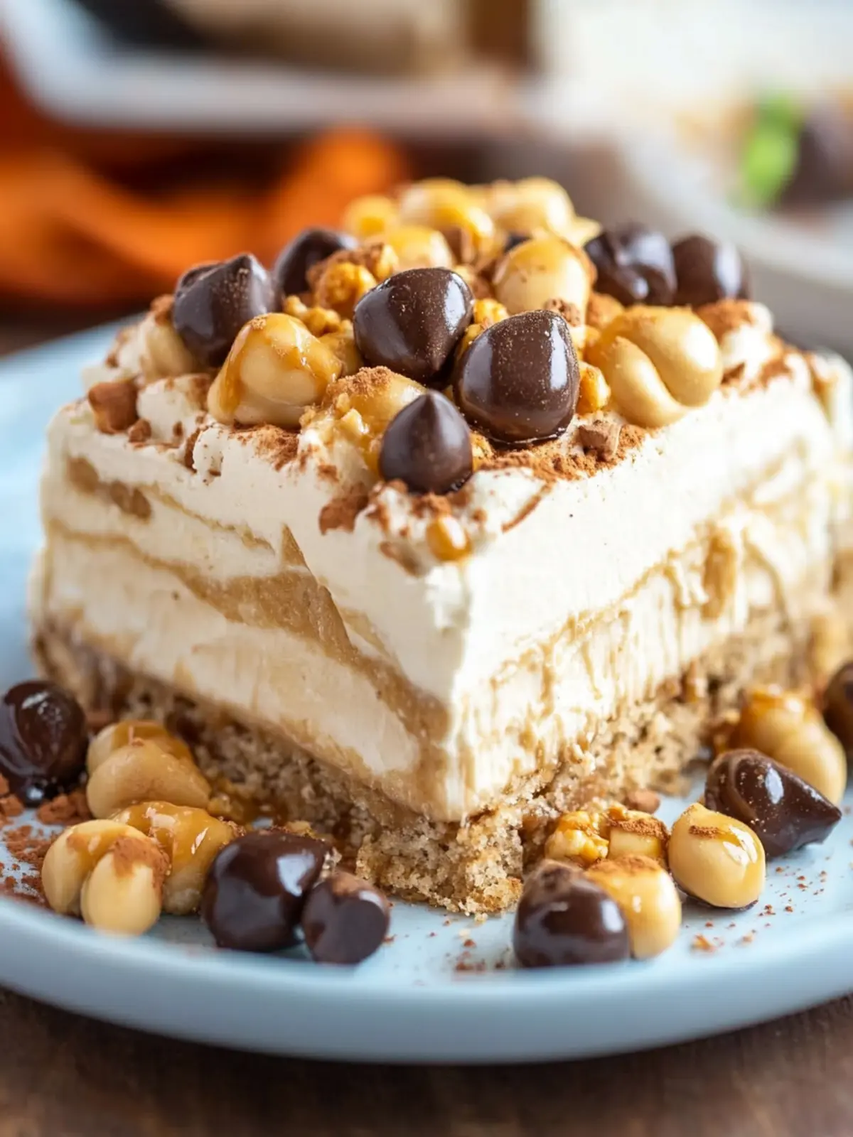 No Bake Peanut Butter Icebox Cake