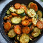 Skillet Spicy Zucchini and Carrot Recipe