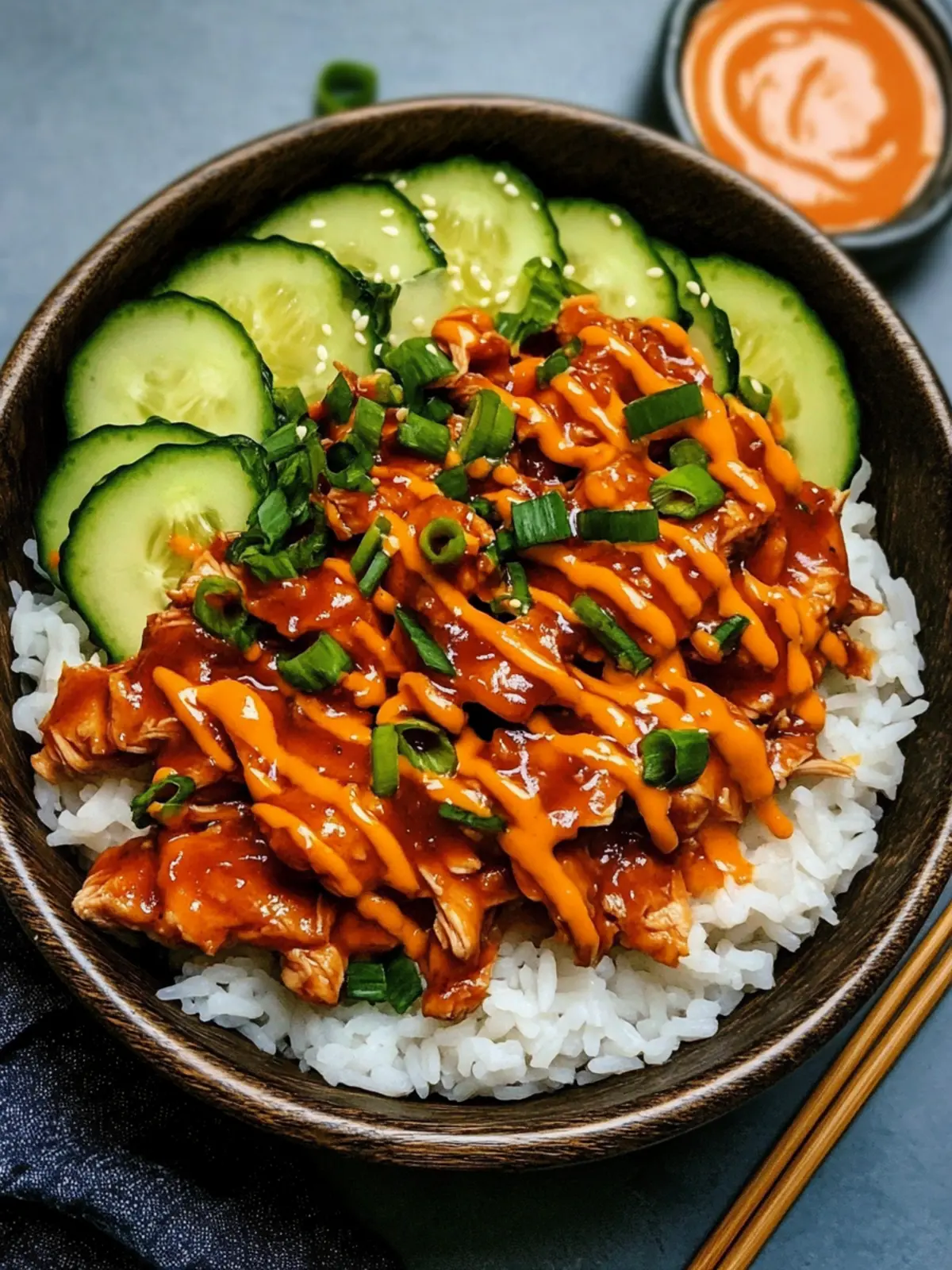 Korean Chicken Rice Bowls