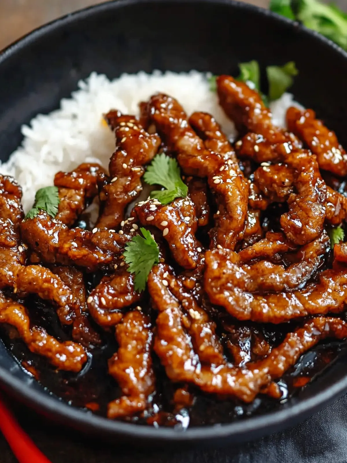 Sticky Honey Garlic Pork