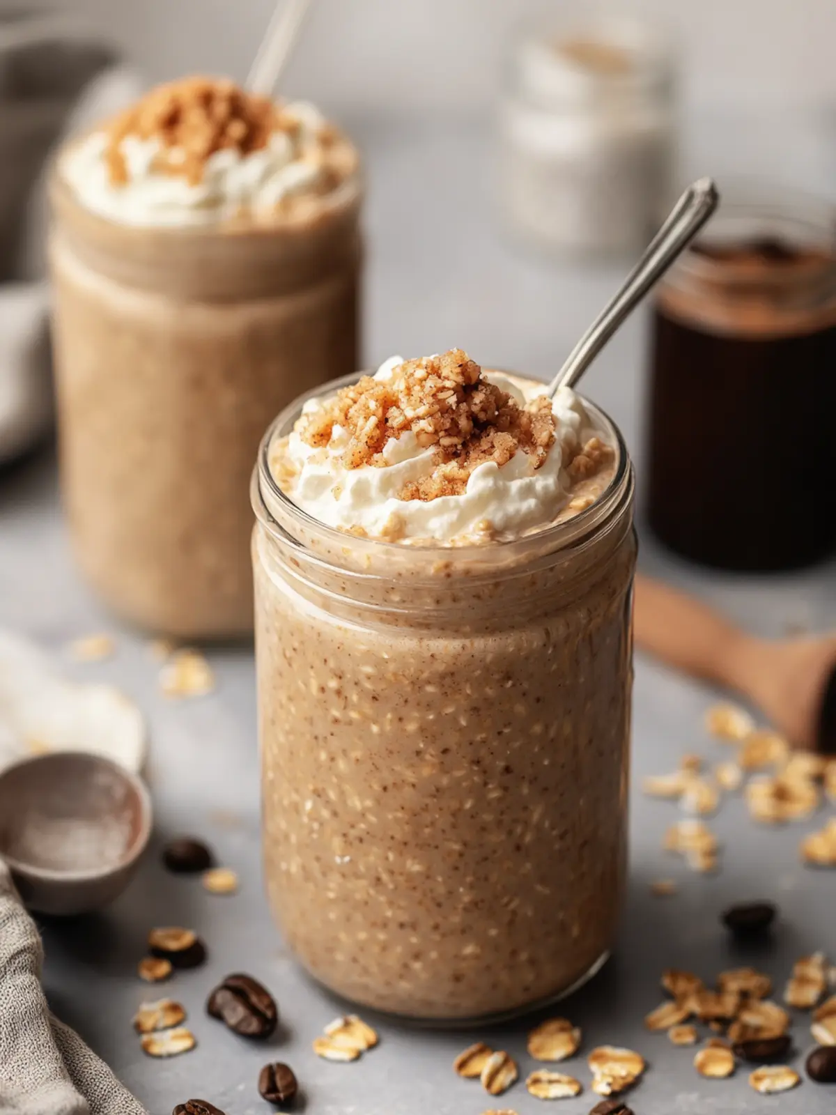 Brown Sugar Coffee Overnight Oats