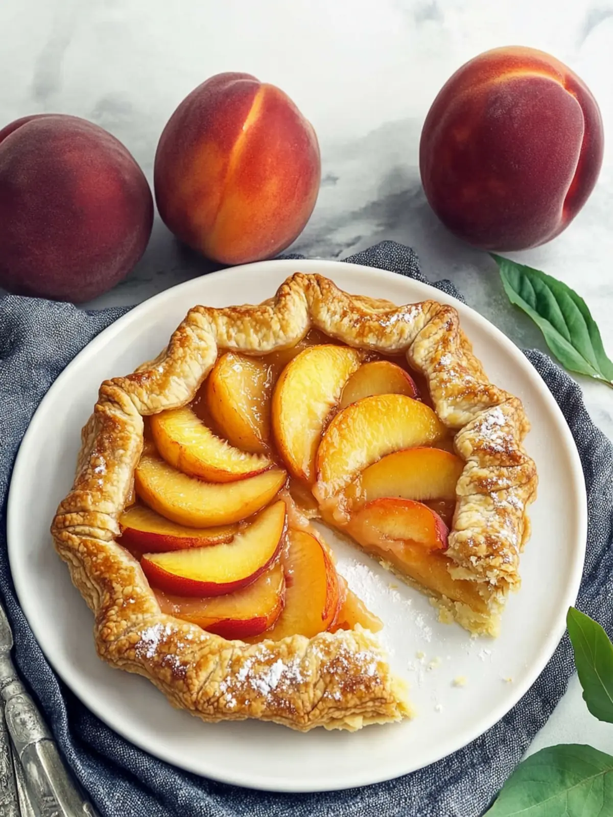 Vegan Peach Galette
