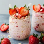 Strawberry Cheesecake Overnight Oats