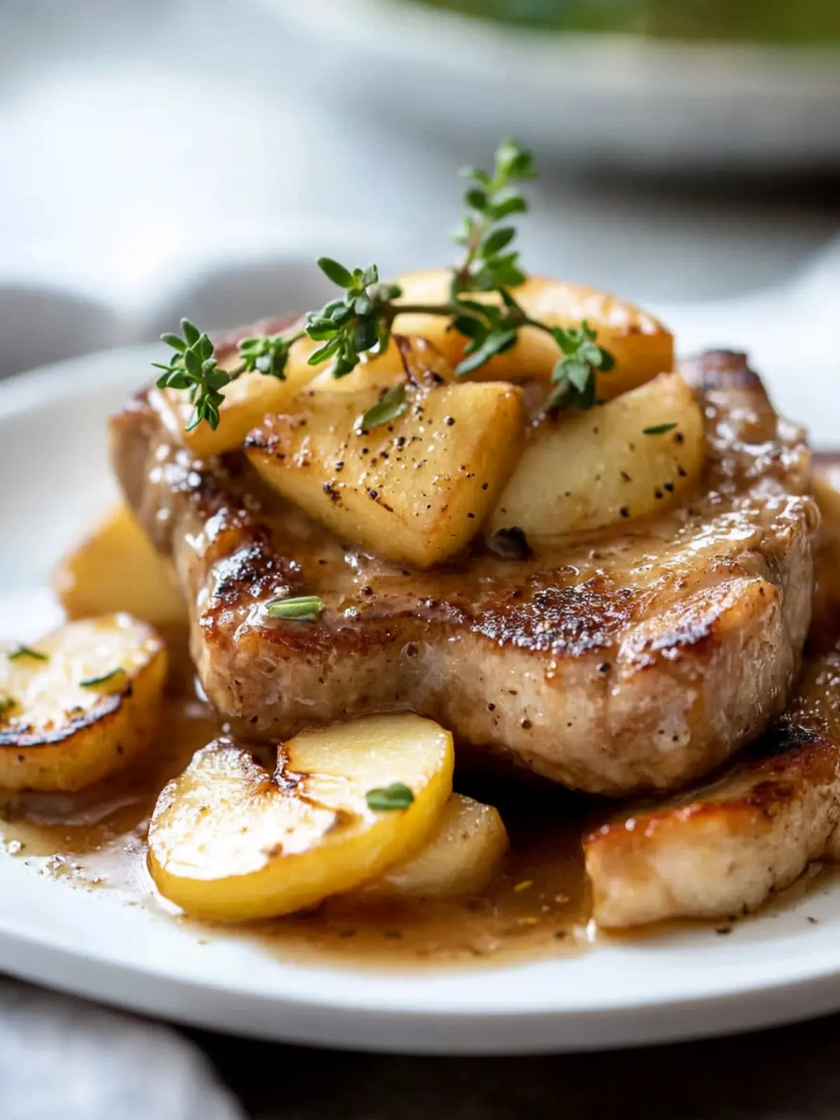 Slow Cooker Pork Chops with Apples