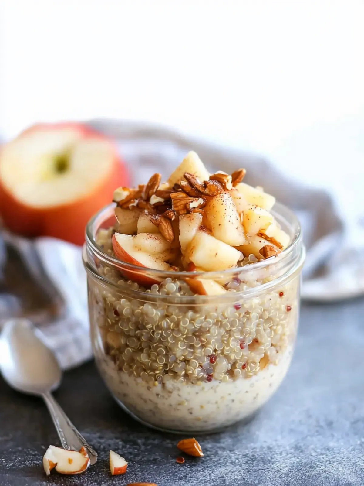 Apple Pie Overnight Quinoa