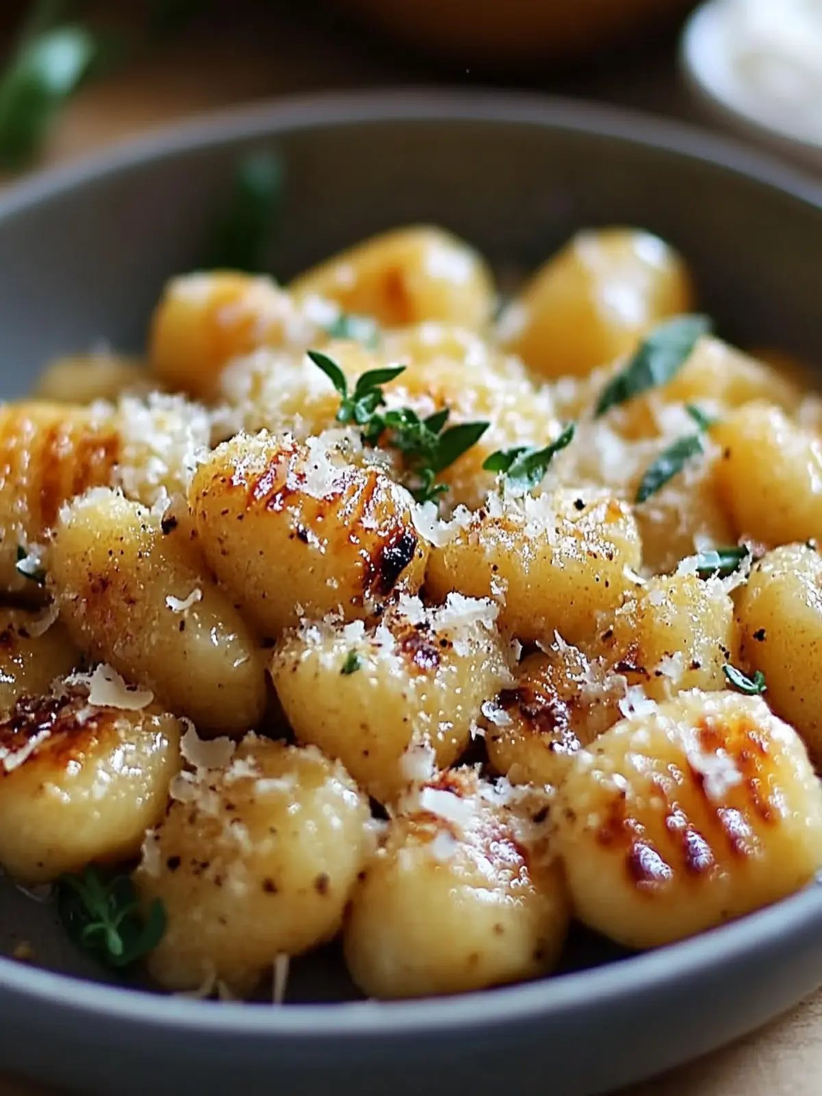 Savory Roasted Garlic Parmesan Gnocchi