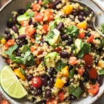Chili Lime Quinoa Black Bean Salad (Vegan and Gluten Free)