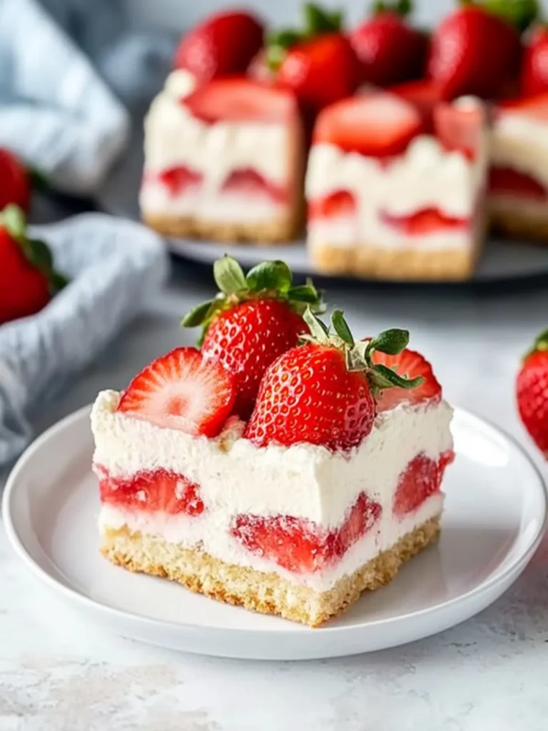 Strawberry Shortcake Bars