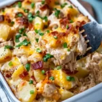 LOADED POTATO RANCH CHICKEN CASSEROLE