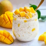 mango coconut overnight oats