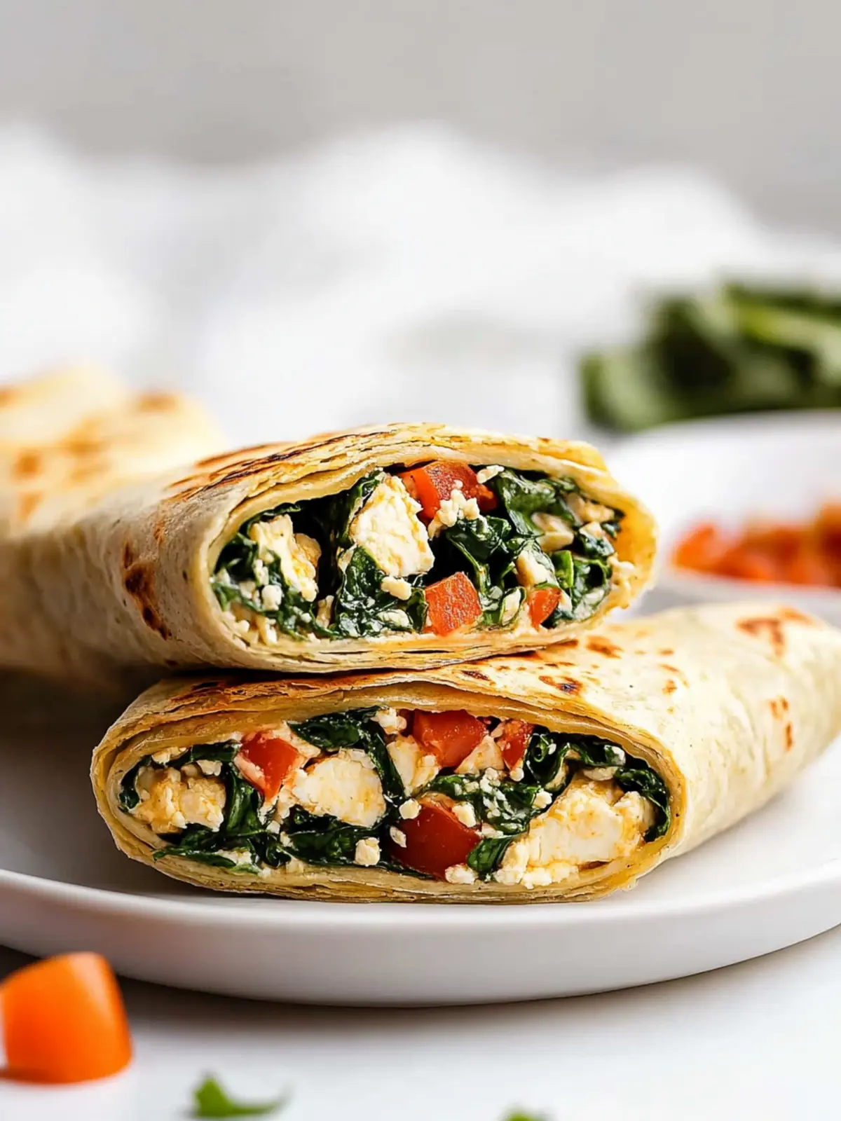 Copycat Starbucks Spinach Feta Wrap