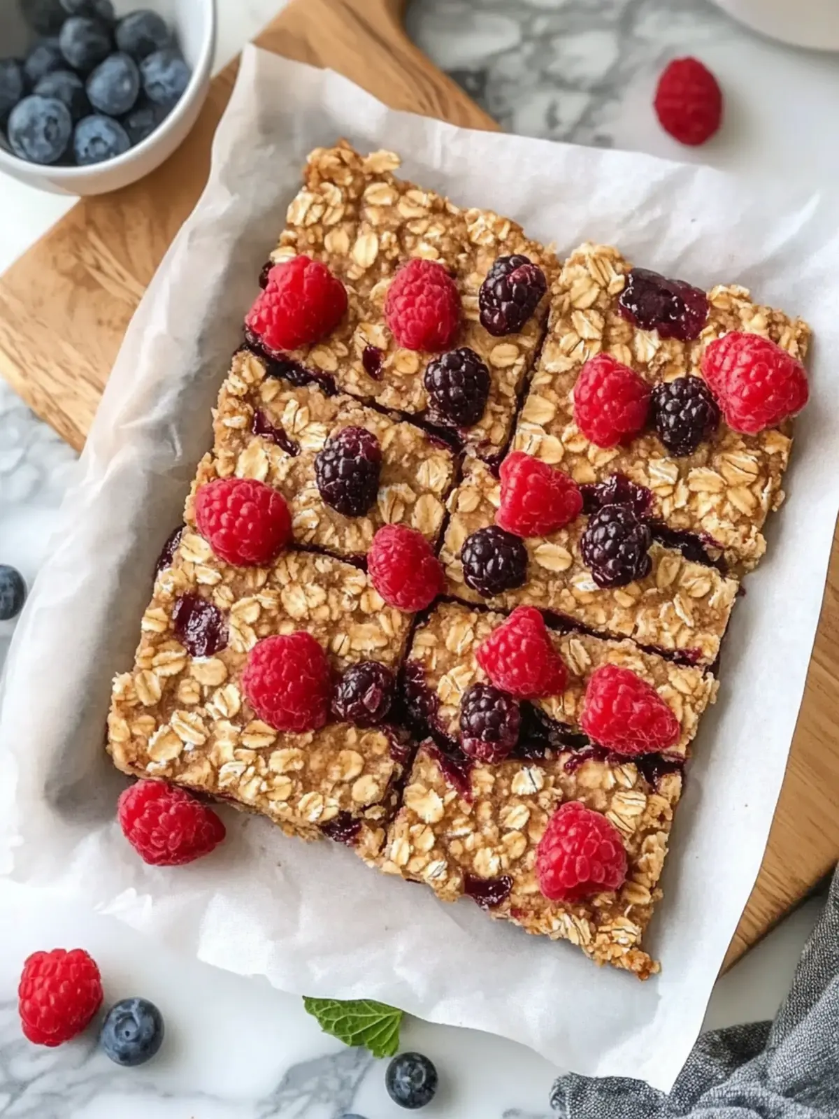 Healthy Oatmeal Bars Breakfast (Gluten Free + Vegan)